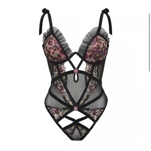 For Love and Lemons‎ Clara Bodysuit Teddy -NWT XXS